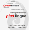 Logo von Praxis für Sprachtherapie plsu lingua