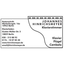 Logo von Johannes HINRICHSMEYER Klavierstimmer