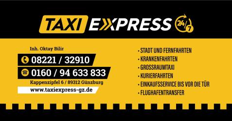 Firmenlogo Taxi Express Günzburg
