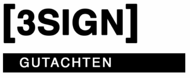 Logo von [3SIGN] Gutachten