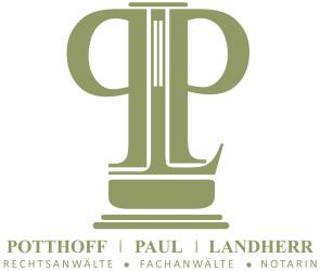 Logo von Potthoff | Paul | Landherr - Rechtsanwälte, Fachanwälte, Notarin - RA + Notarin Anja Paul LL.M.